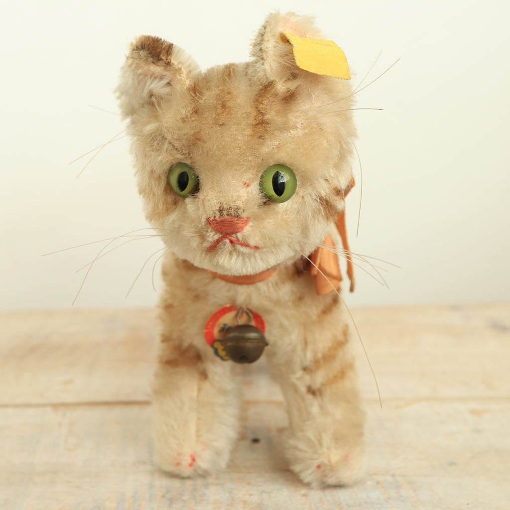 アンティーク シュタイフ ネコ Steiff Cat Tapsy 15cm