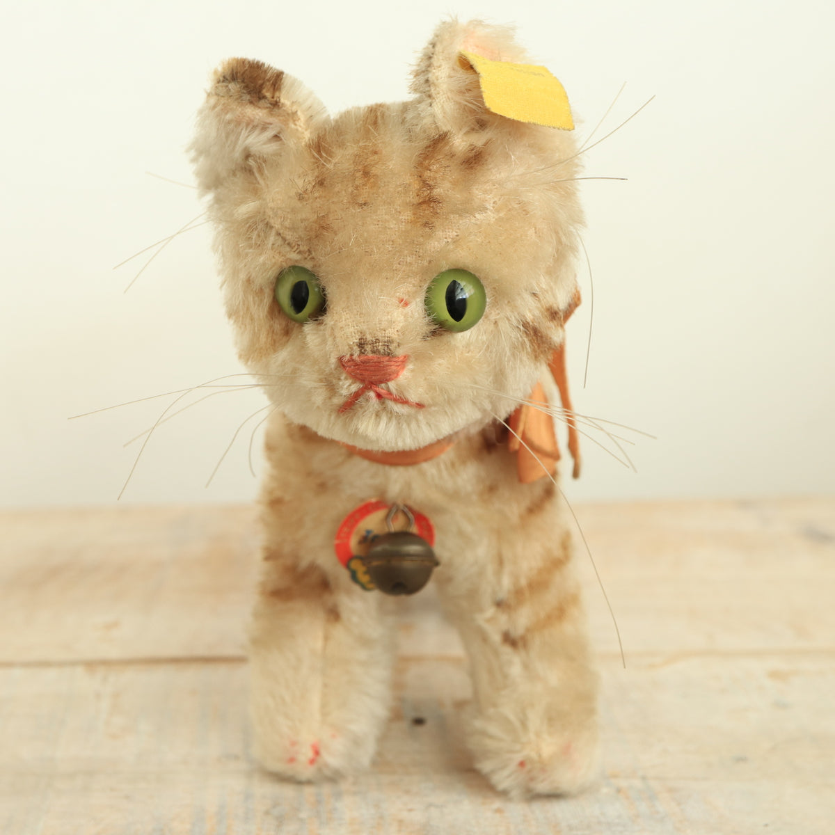 アンティーク シュタイフ ネコ Steiff Cat Tapsy 15cm