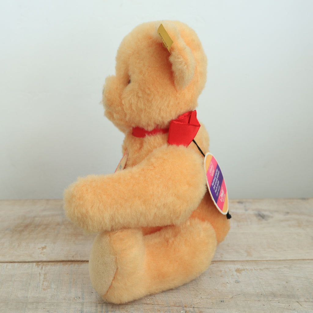 アンティーク シュタイフ テディベア Steiff Dralon Teddy Petsy 24cm