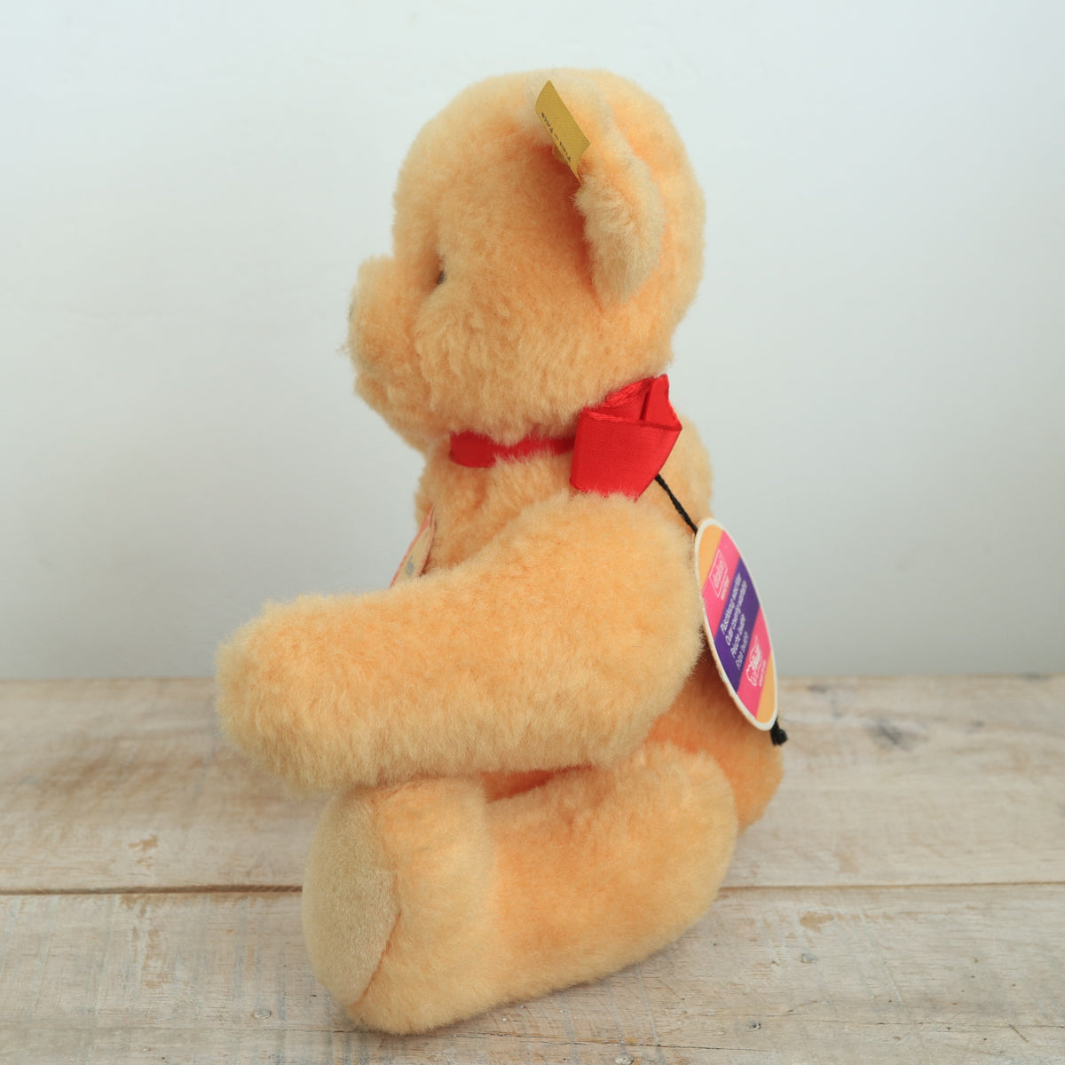 アンティーク シュタイフ テディベア Steiff Dralon Teddy Petsy 24cm