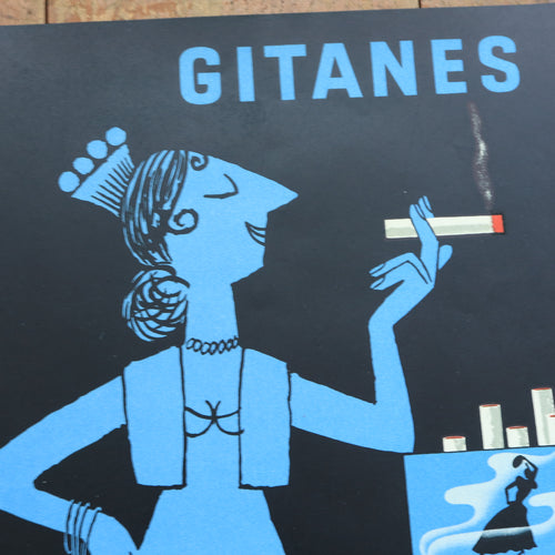 サヴィニャック ジタン ヴィンテージポスター Savignac Cigarettes GITANES