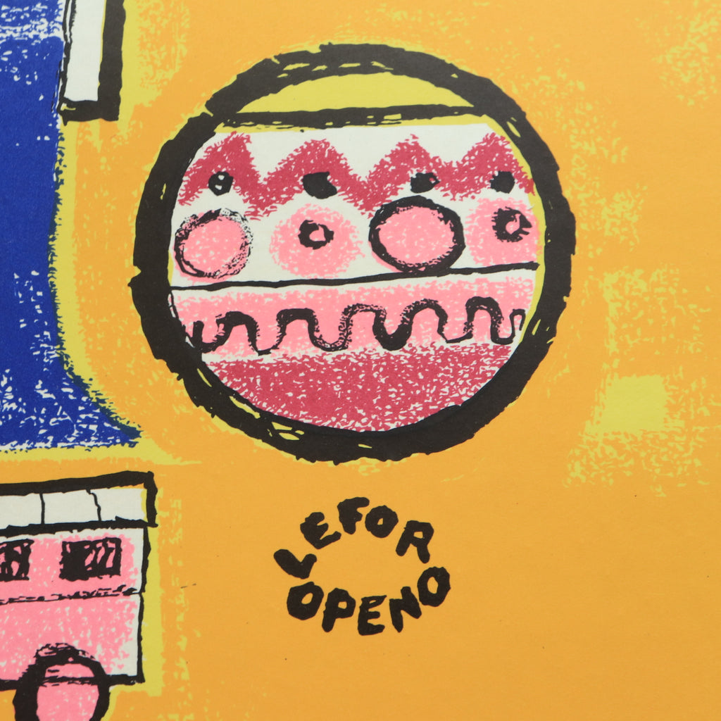 ルフォール・オプノ NOEL 62 ビンテージポスター Fondation Louis Lepine Lefor Openo