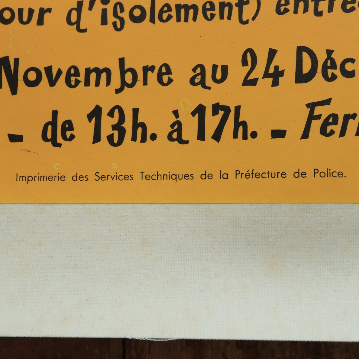 ルフォール・オプノ NOEL 62 ビンテージポスター Fondation Louis Lepine Lefor Openo