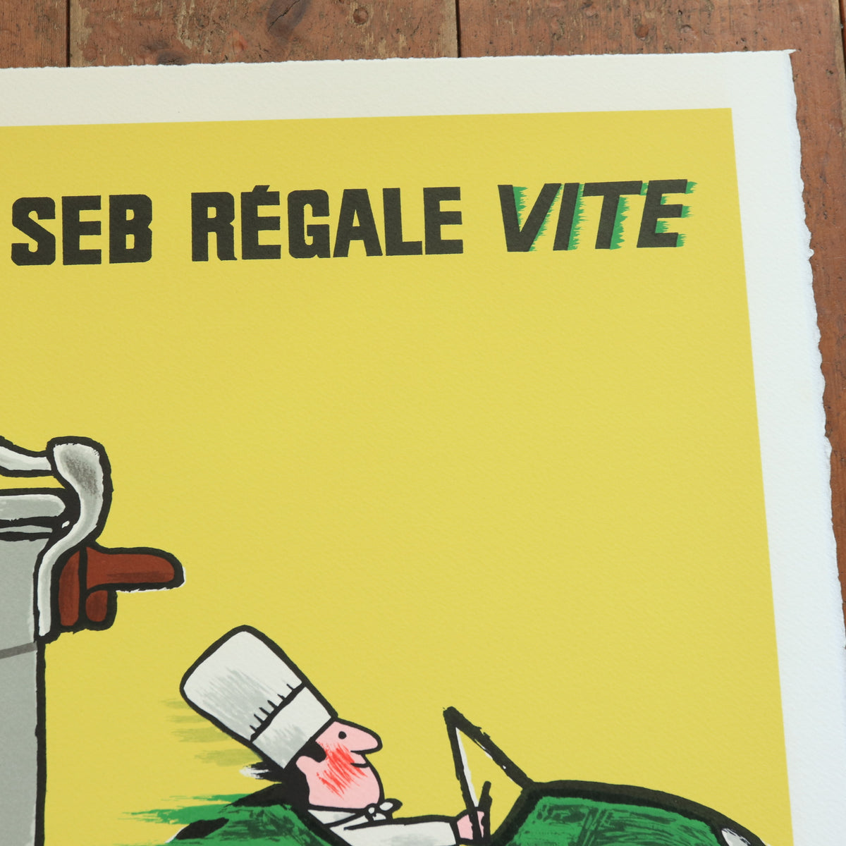 レイモン サヴィニャック セブの圧力鍋 リトグラフ ポスター SAVIGNAC SEB