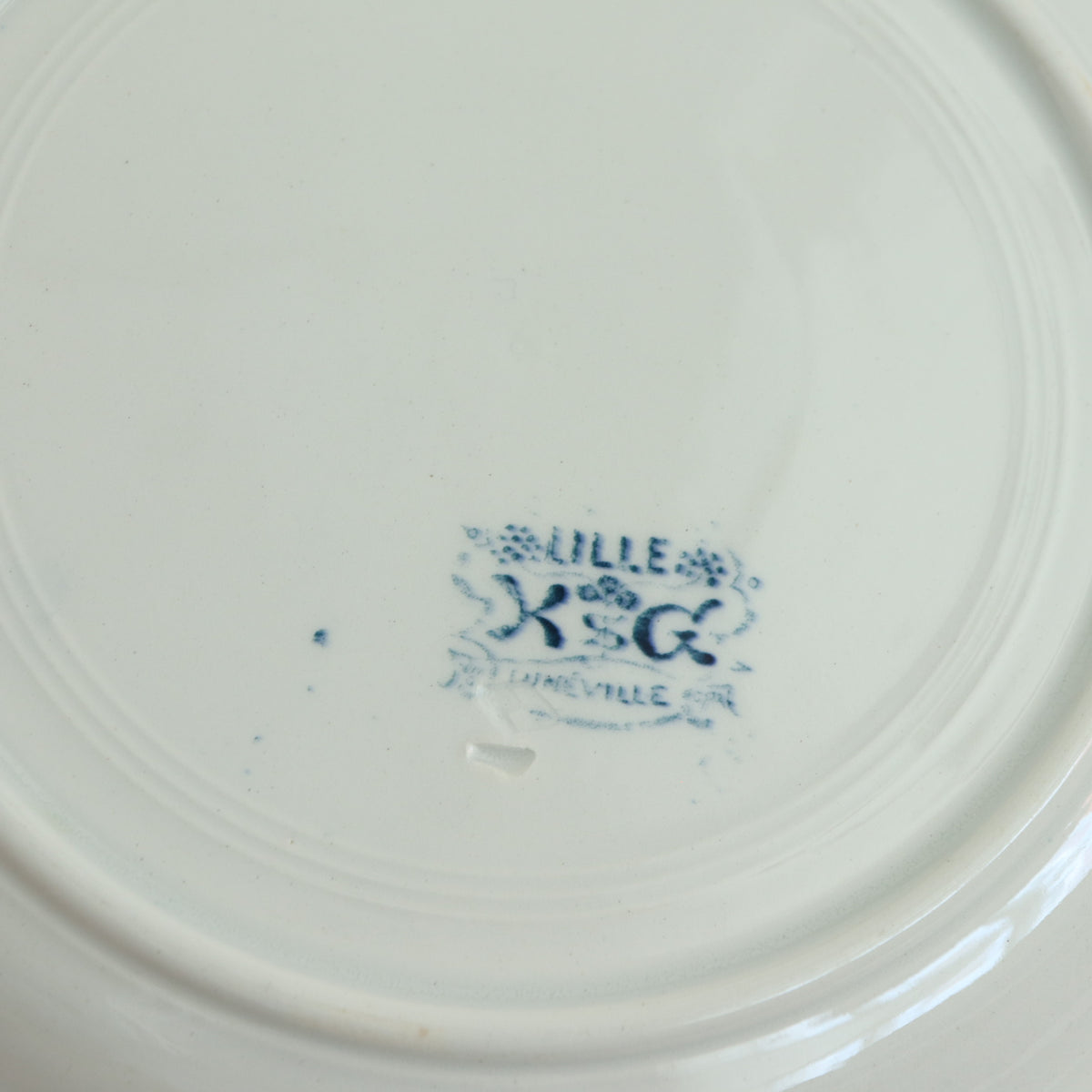 アンティーク プレート 皿 リュネヴィル フランス LILLE KG Luneville FRANCE