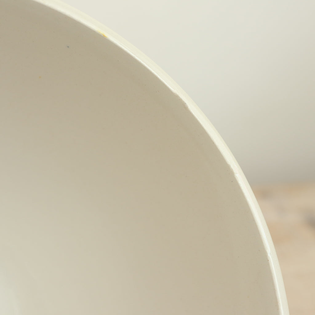 Antique Café au Lait Bowl Mary Lou Digoin & Sarreguemines France Mary Lou DIGOIN & SARREGUEMINES FRANCE
