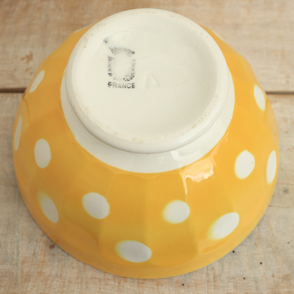 Antique Café au Lait Bowl Mary Lou Digoin & Sarreguemines France Mary Lou DIGOIN & SARREGUEMINES FRANCE