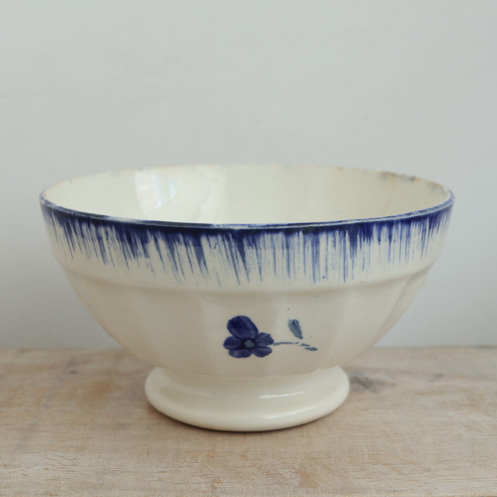 Antique Café au Lait Bowl Mary Lou Digoin & Sarreguemines France Mary Lou DIGOIN & SARREGUEMINES FRANCE