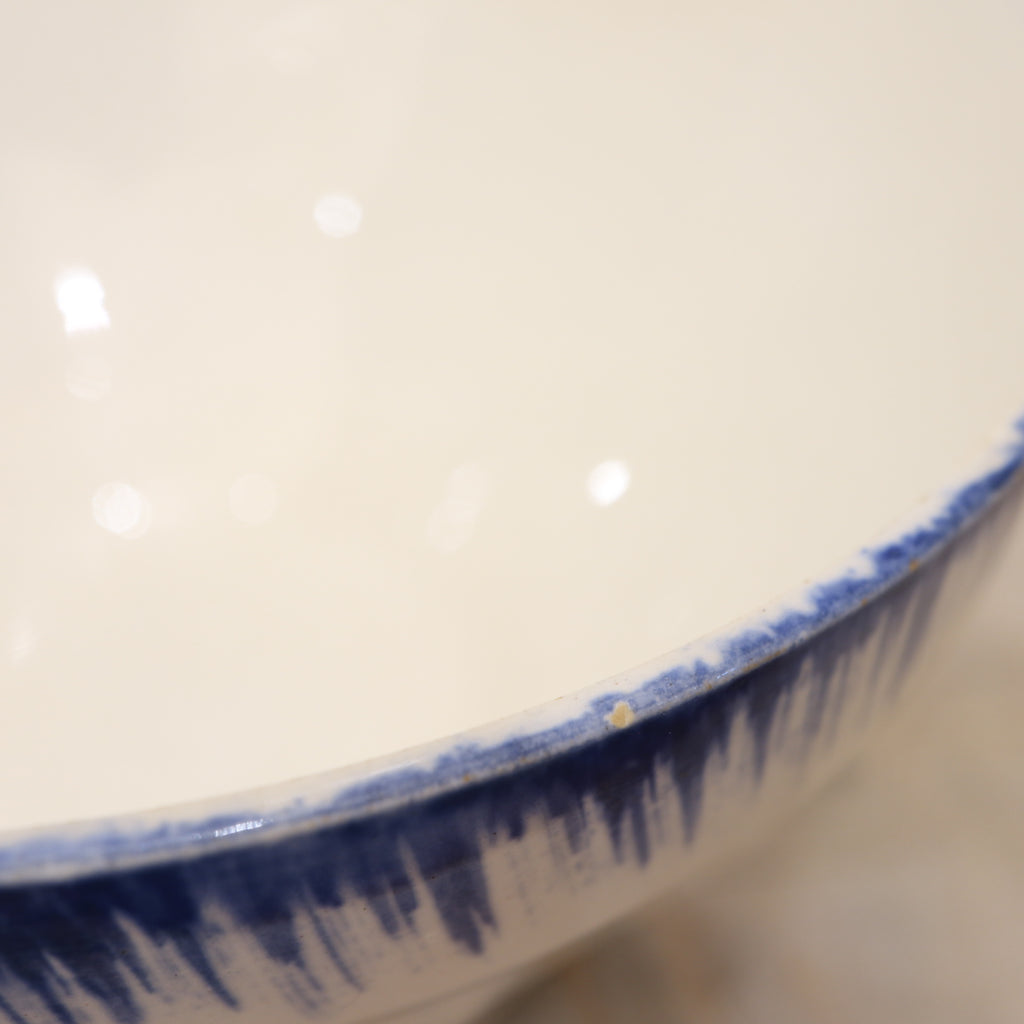Antique Café au Lait Bowl Mary Lou Digoin & Sarreguemines France Mary Lou DIGOIN & SARREGUEMINES FRANCE