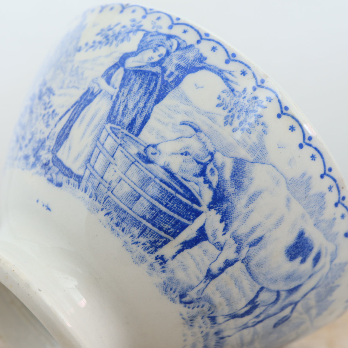 アンティーク カフェオレボウル 酪農家 LAITIERE SAINT AMAND ET HAMAGE NORD