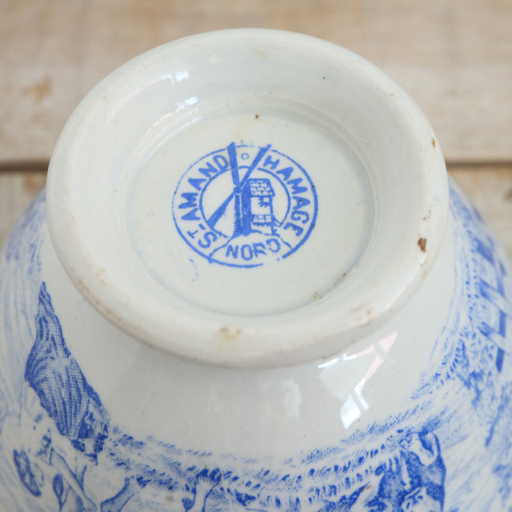 アンティーク カフェオレボウル 酪農家 LAITIERE SAINT AMAND ET HAMAGE NORD