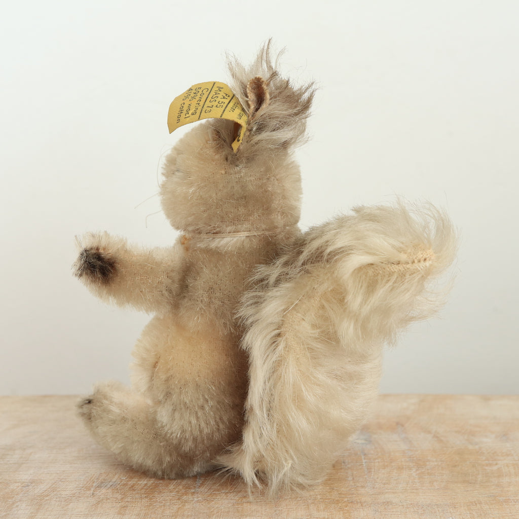 アンティーク シュタイフ リス グレー Steiff Possy 10cm