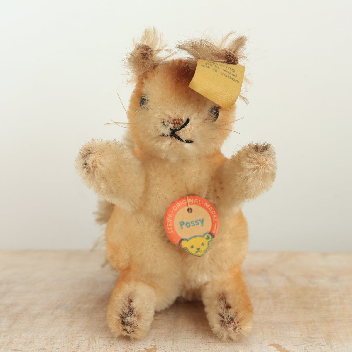 アンティーク シュタイフ リス Steiff Possy 10cm
