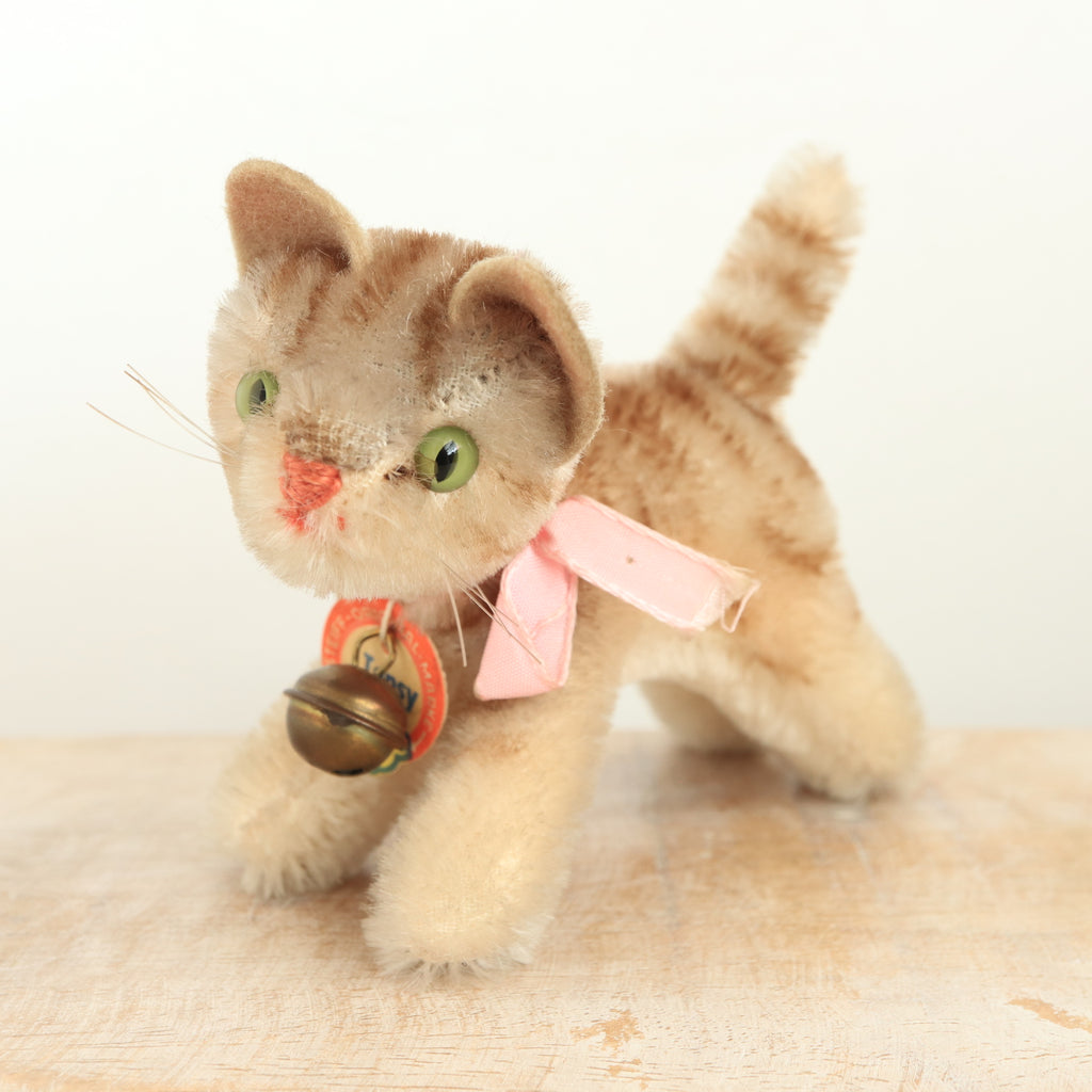 アンティーク シュタイフ ネコ Steiff Tapsy 8cm