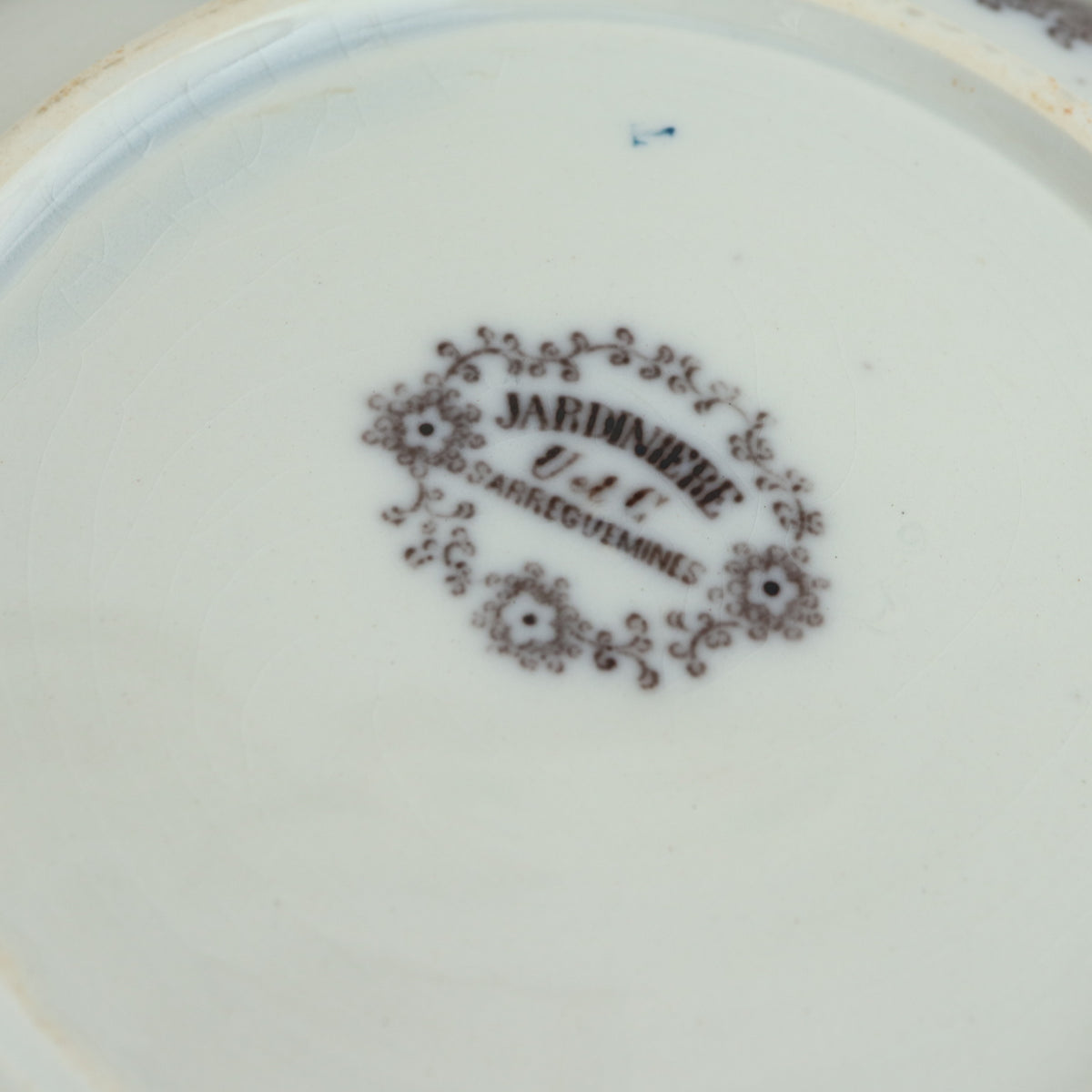 アンティーク ピシェ JARDINIERE フランス サルグミンヌ製 U&C SARREGUEMINES