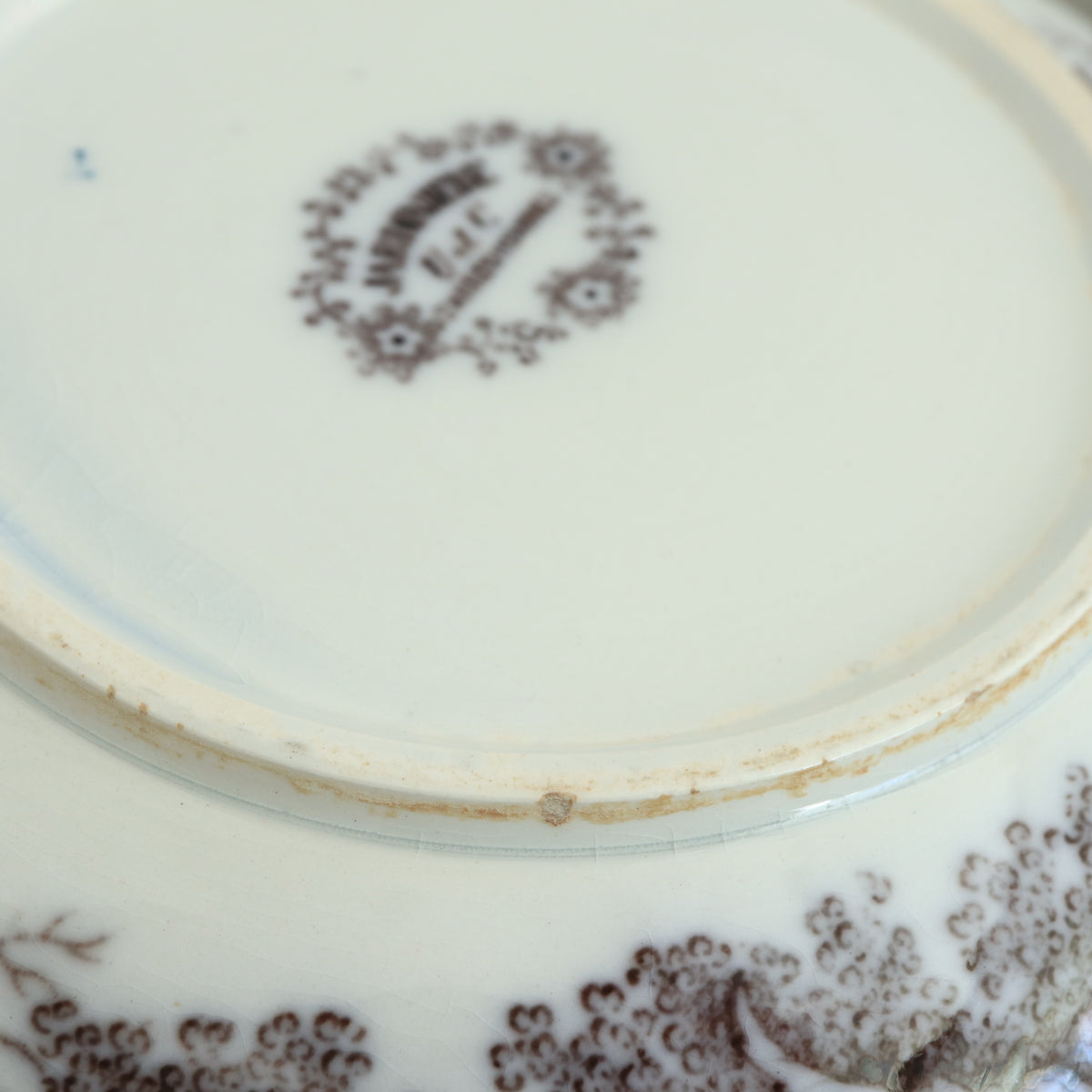 アンティーク ピシェ JARDINIERE フランス サルグミンヌ製 U&C SARREGUEMINES