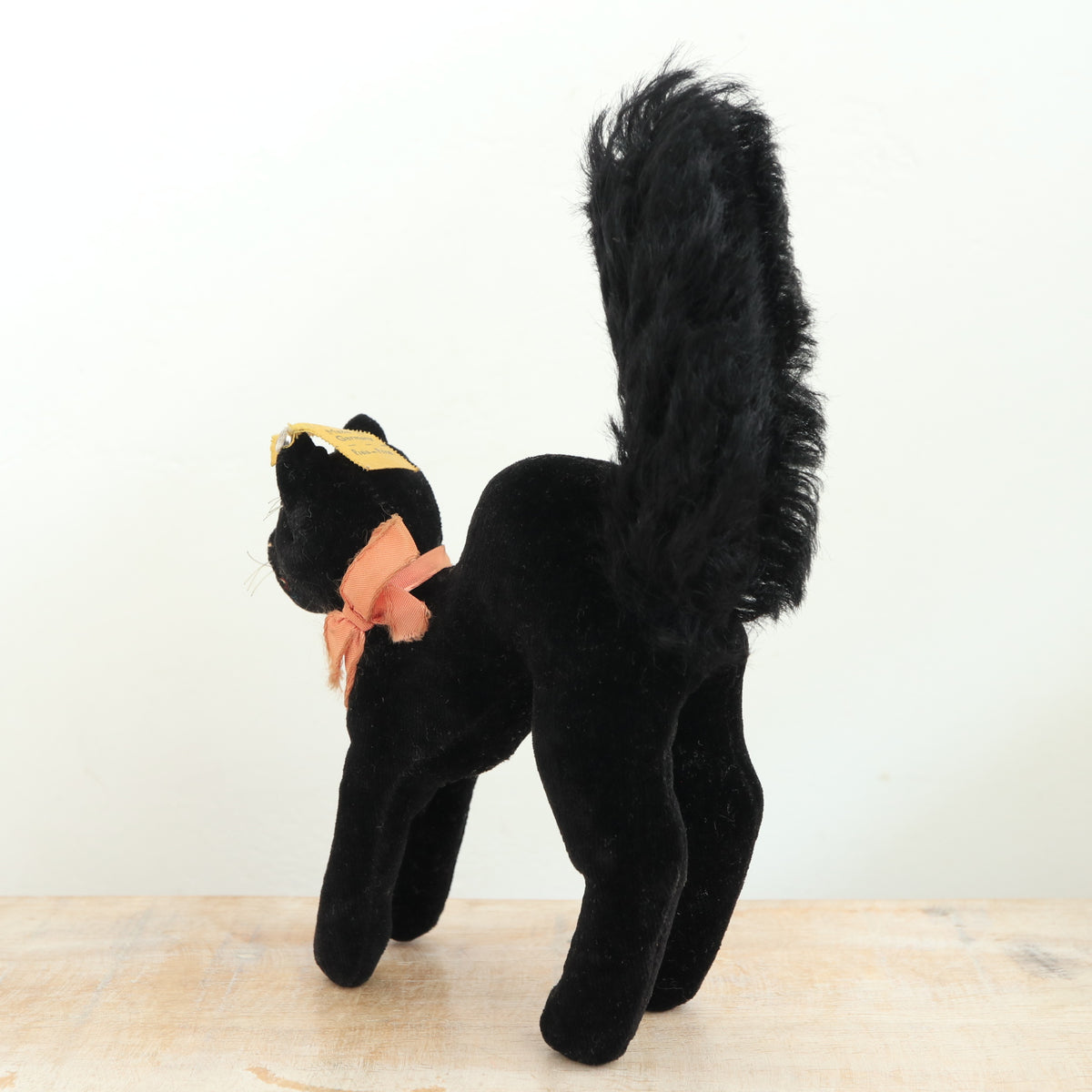アンティーク シュタイフ 黒猫 Steiff Black Tom Cat 10cm