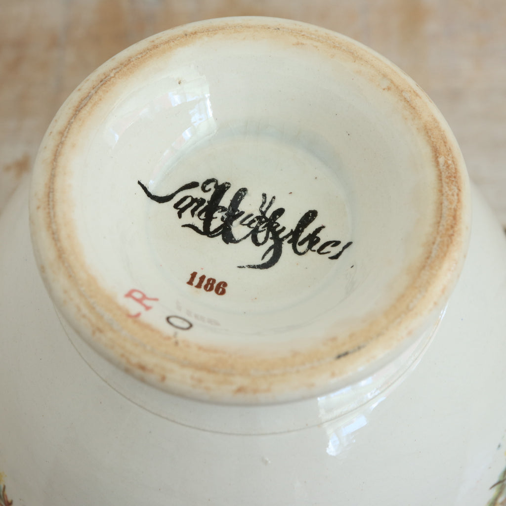 アンティーク カフェオレボウル 1186 フランス サルグミンヌ製 U&C SARREGUEMINES
