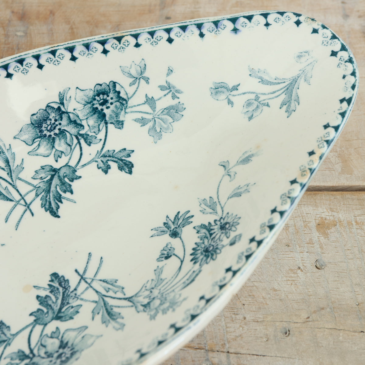 アンティーク ラヴィエ サルグミンヌ フランス U&C SARREGUEMINES ELVIRE FRANCE Antique Ravier