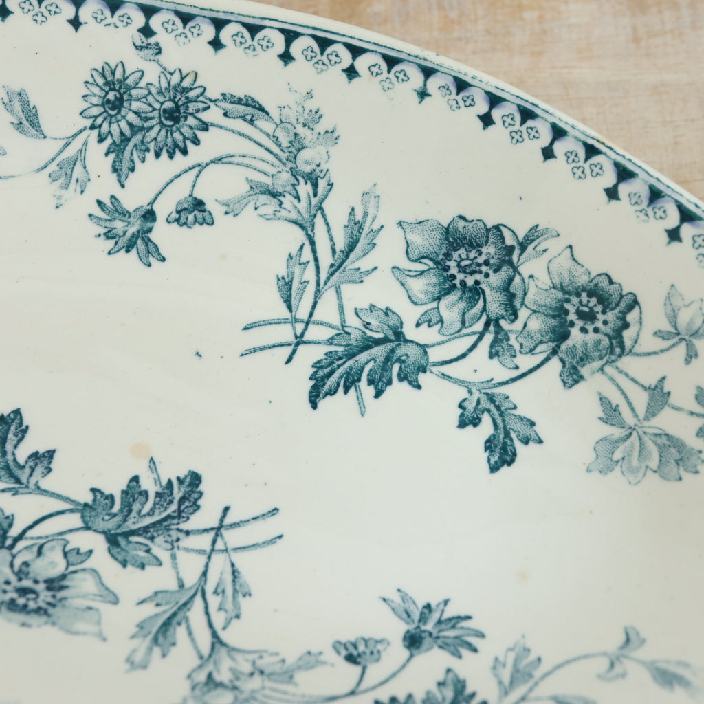 アンティーク ラヴィエ サルグミンヌ フランス U&C SARREGUEMINES ELVIRE FRANCE Antique Ravier