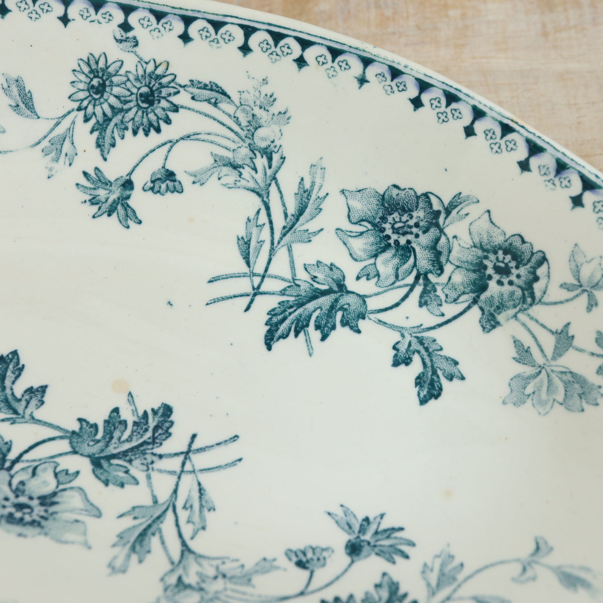 アンティーク ラヴィエ サルグミンヌ フランス U&C SARREGUEMINES ELVIRE FRANCE Antique Ravier