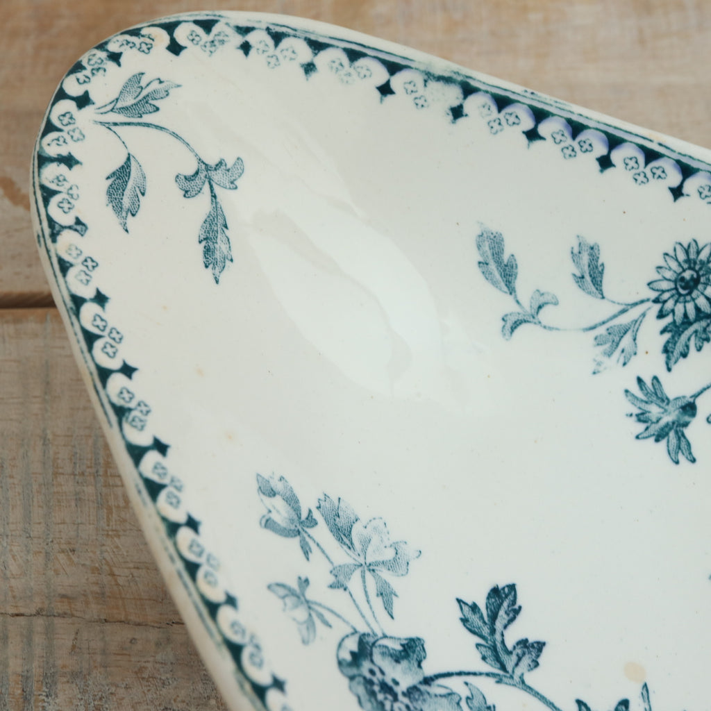 アンティーク ラヴィエ サルグミンヌ フランス U&C SARREGUEMINES ELVIRE FRANCE Antique Ravier