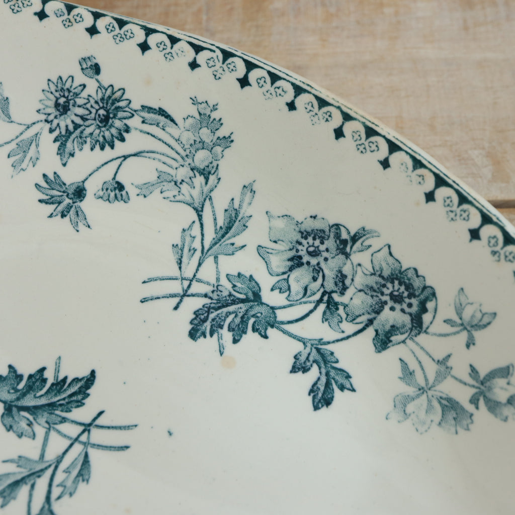 アンティーク ラヴィエ サルグミンヌ フランス U&C SARREGUEMINES ELVIRE FRANCE Antique Ravier