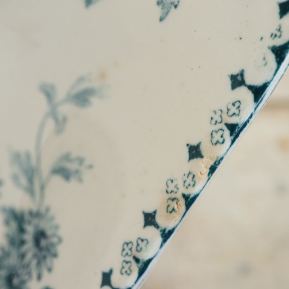 アンティーク ラヴィエ サルグミンヌ フランス U&C SARREGUEMINES ELVIRE FRANCE Antique Ravier