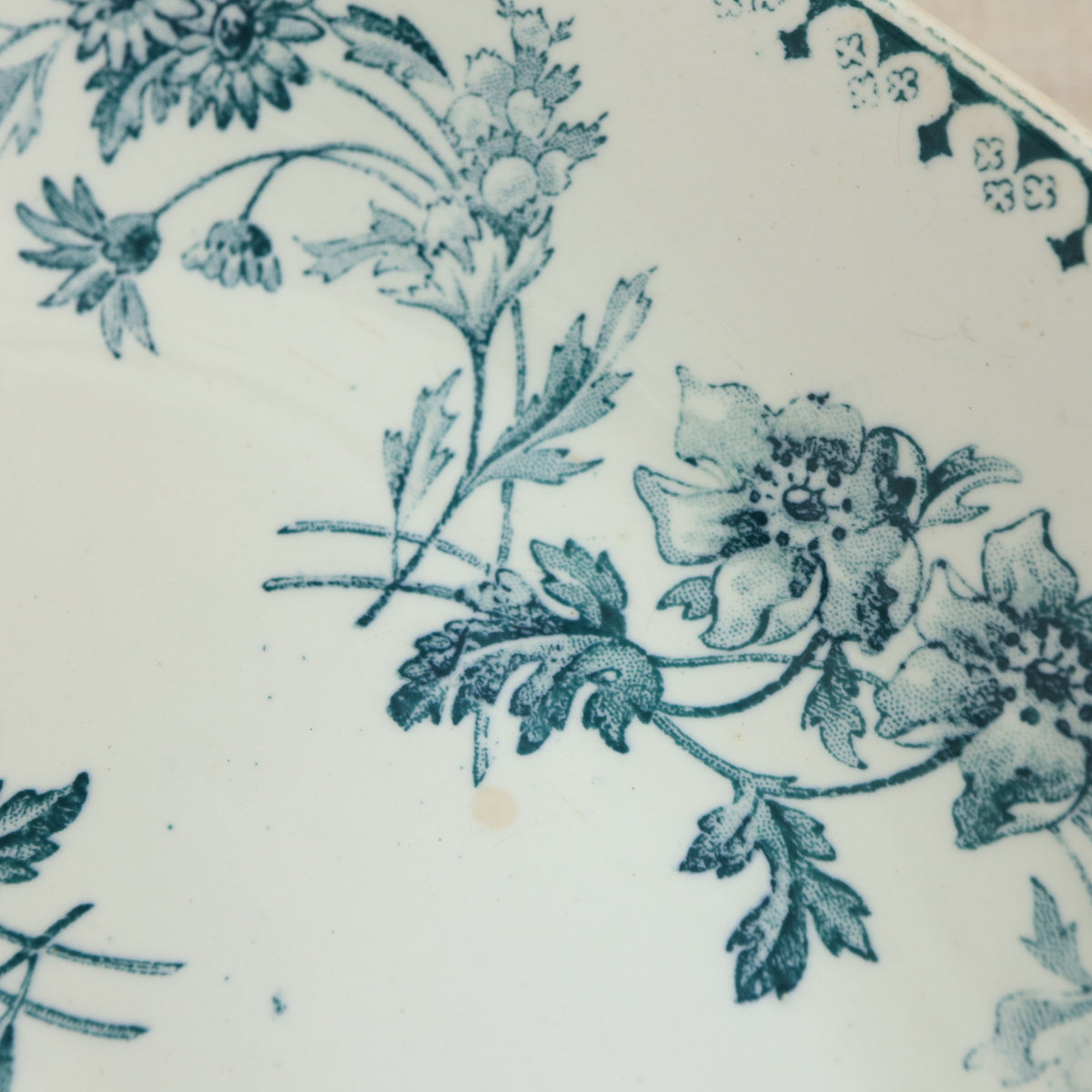 アンティーク ラヴィエ サルグミンヌ フランス U&C SARREGUEMINES ELVIRE FRANCE Antique Ravier