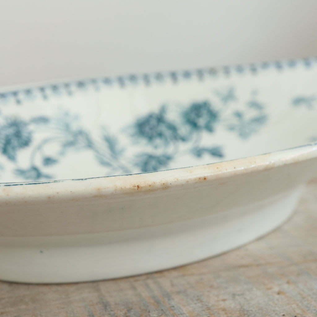 アンティーク ラヴィエ サルグミンヌ フランス U&C SARREGUEMINES ELVIRE FRANCE Antique Ravier
