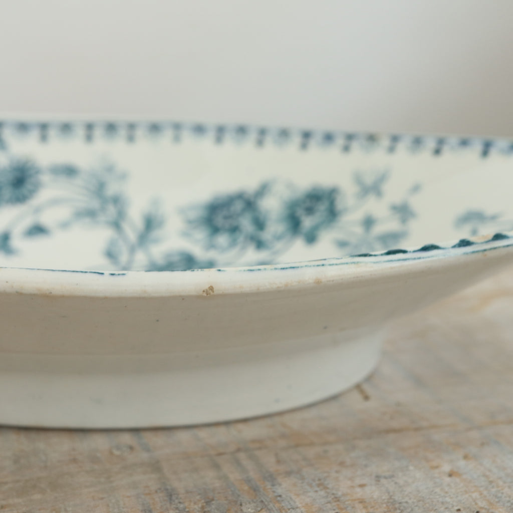 アンティーク ラヴィエ サルグミンヌ フランス U&C SARREGUEMINES ELVIRE FRANCE Antique Ravier