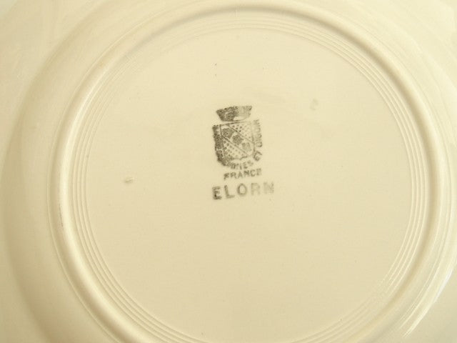 アンティーク皿 ELORN SARREGUEMINES & DIGOIN製