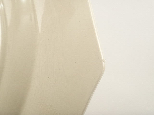 アンティークデザート皿 SARREGUEMINES製 オクトゴナル