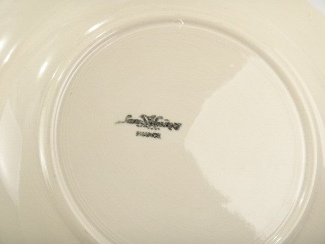 アンティークスープ皿 SARREGUEMINES製 オクトゴナル