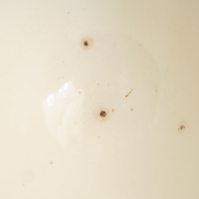 アンティーク カフェオレボウル 水玉 Badonviller製