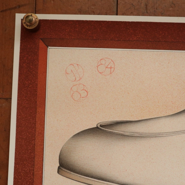ジョンロブ パリ リトグラフ ビンテージポスター JOHN LOBB PARIS