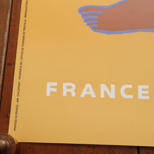 サヴィニャック カルヴァドス オリジナル ポスター Savignac TROUVILLE FRANCE NORMANDIE CALVADOS