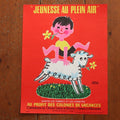 エルベ モルバン ビンテージポスター Jeunesse au plein air 1966年 Herve Morvan