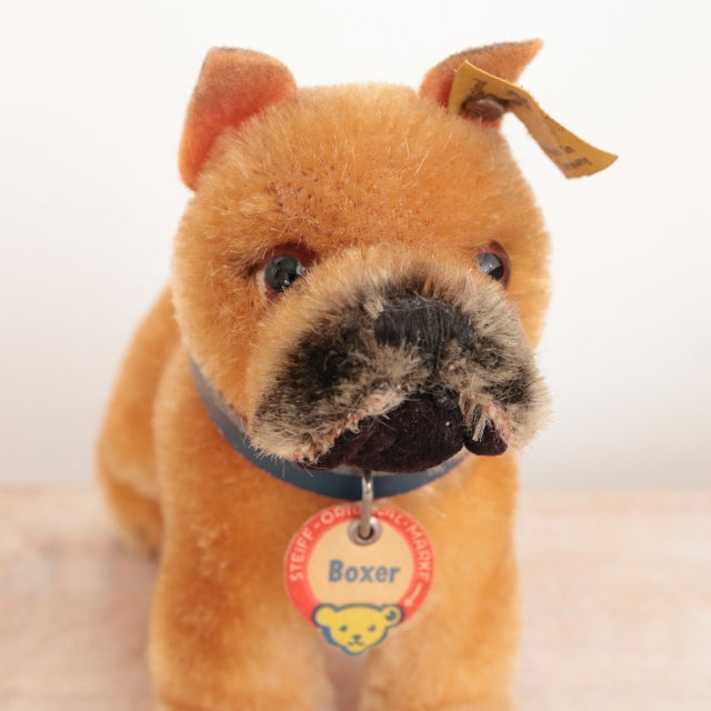 アンティーク シュタイフ ボクサー Steiff Boxer 10cm