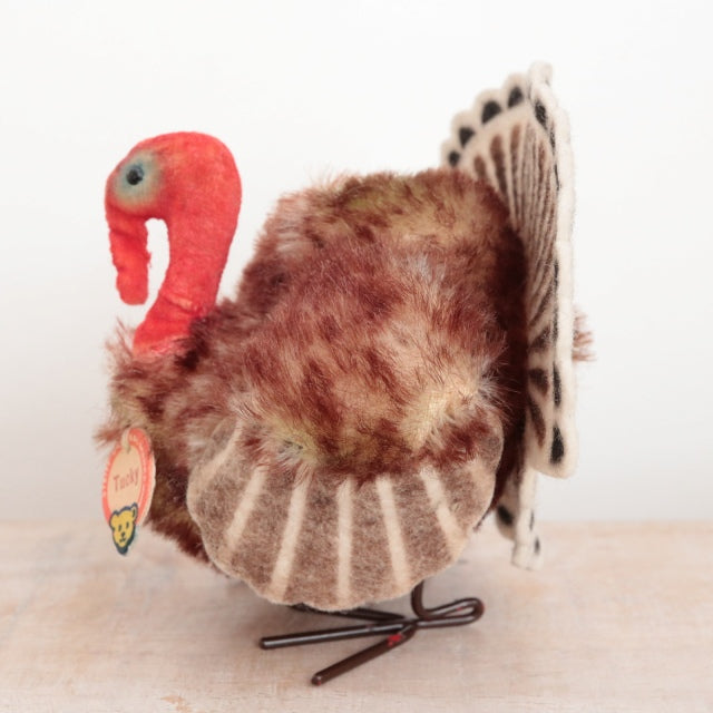 アンティーク シュタイフ ターキー 七面鳥 Steiff Tucky 10cm
