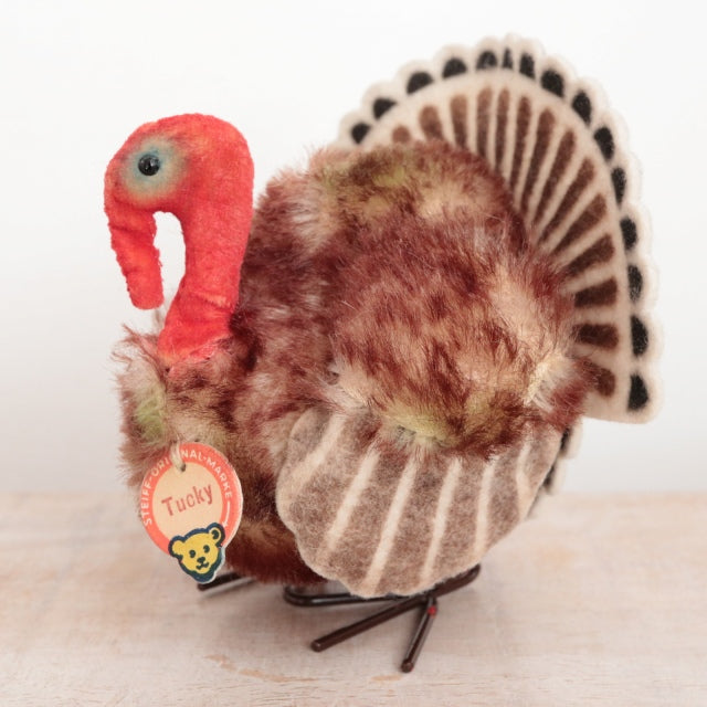 アンティーク シュタイフ ターキー 七面鳥 Steiff Tucky 10cm