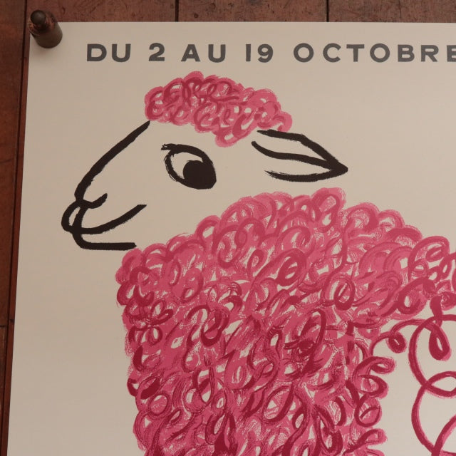 y*i様 Quinzaine de la Laine レイモン・サヴィニャックp サヴィニャック 羊毛の2週間 ポスター Quinzaine de la laine