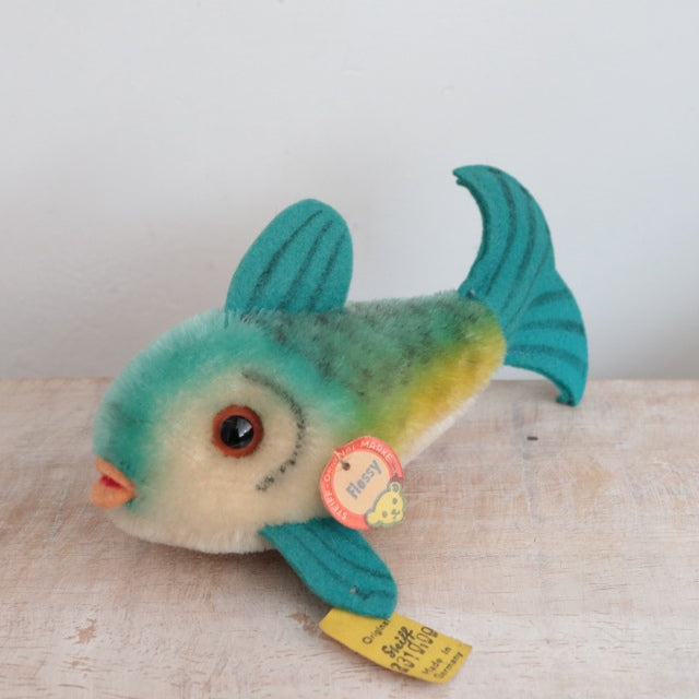 アンティーク シュタイフ 魚 Steiff Flossy 13cm