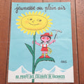 エルベ モルバン ビンテージポスター Jeunesse au plein air 1969年 Herve Morvan