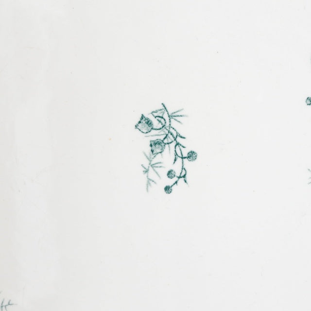 アンティーク 大皿 深皿 スズラン フランス サンタマン製 MUGUET ST.AMAND AMANDINOISE