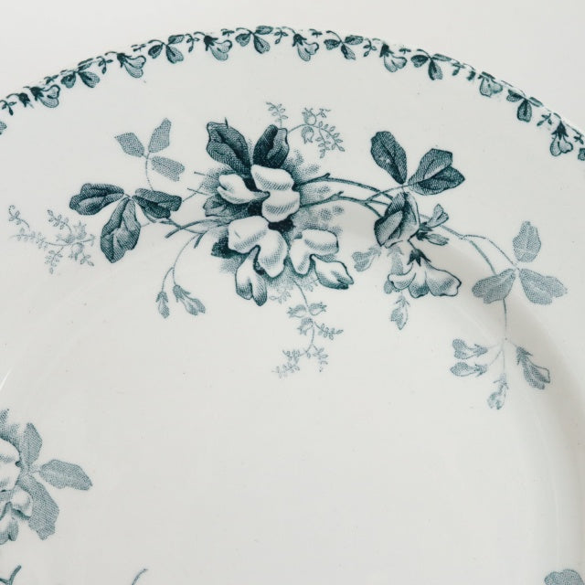 アンティーク プレート 皿 ACACIA フランス サンタマン製 SAINT AMAND HAMAGE