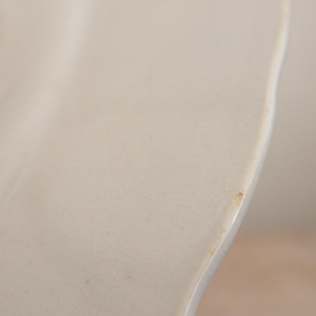アンティークプレート デザート皿  JARDINIERE フランス サルグミンヌ製 U&C SARREGUEMINES