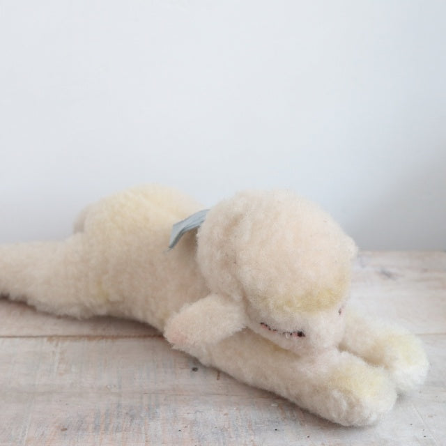 アンティーク シュタイフ お眠りヒツジ Steiff Floppy Lamby 17cm