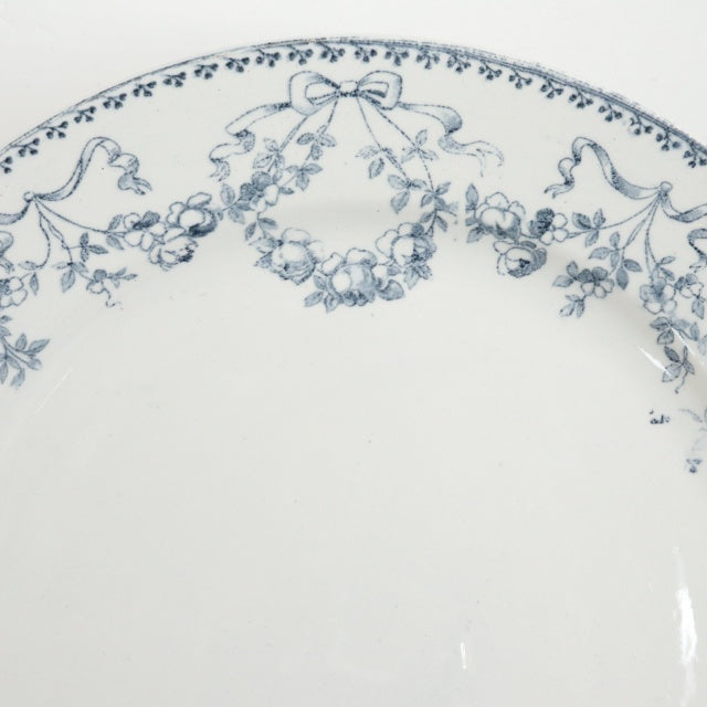 アンティークプレート ディナー皿 モーツァルト MOZART フランス サルグミンヌ製 U&C SARREGUEMINES