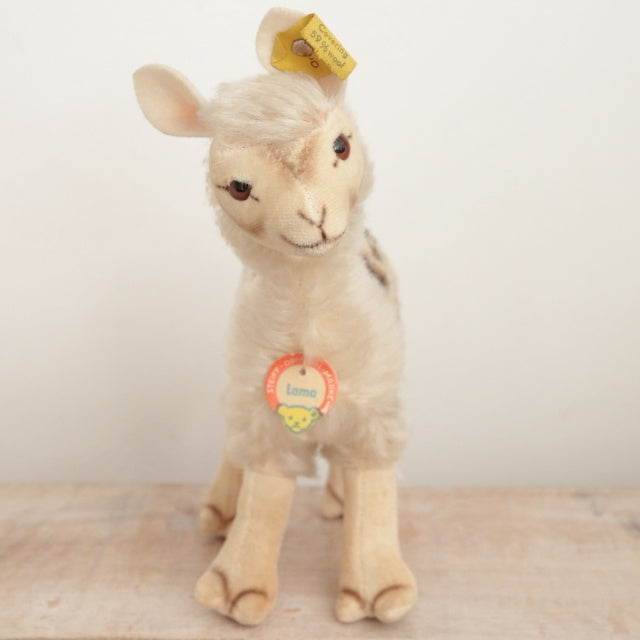 アンティーク シュタイフ リャマ アルパカ Steiff LAMA 17cm